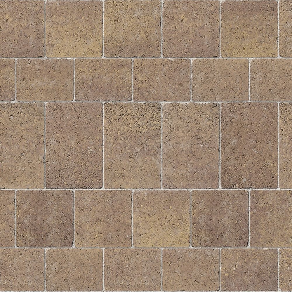 Mellifont C-Gold Concrete 50MM Mixed Size Block Paving – Sample