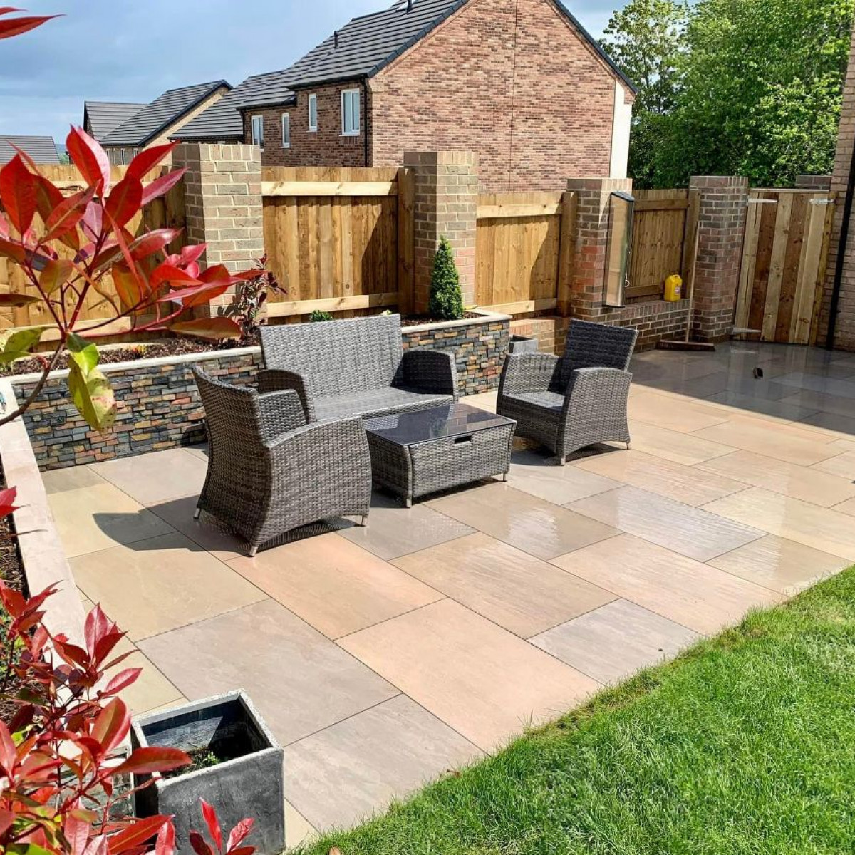 Raj Green 900x600 Porcelain Paving Slabs